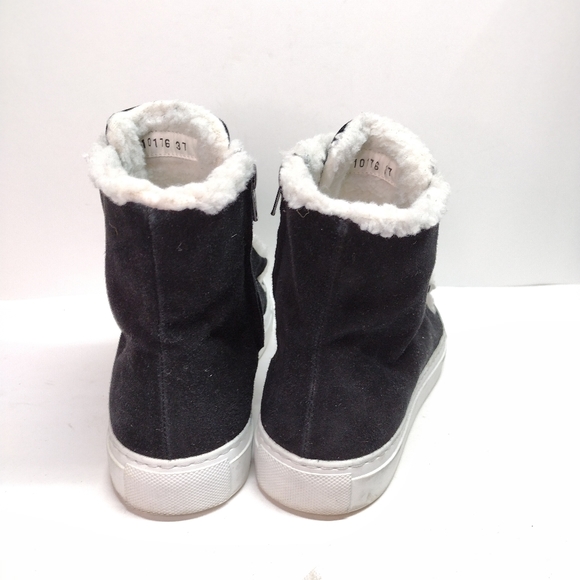 Joshua's high top faux wool lined women's shoes size 37 (Josh Sanders) - Picture 4 of 9